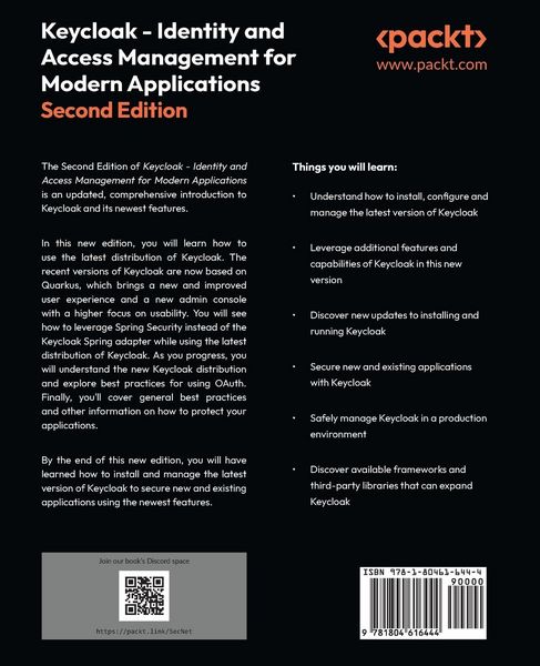 Produktbild: Keycloak - Identity and Access Management for Modern Applications - Second Edition