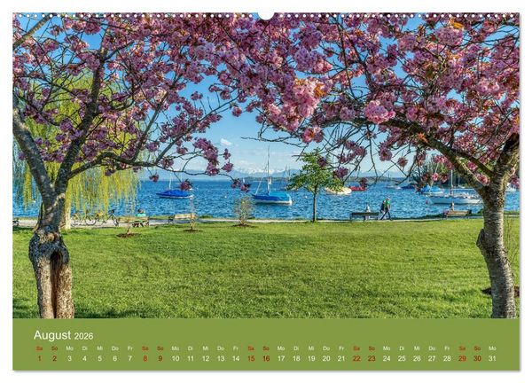 Produktbild: Bezauberndes M&uuml;nchen - Die bayrische Landeshauptstadt und ihr Umland. (Wandkalender 2026 DIN A2 quer), CALVENDO Monatskalender