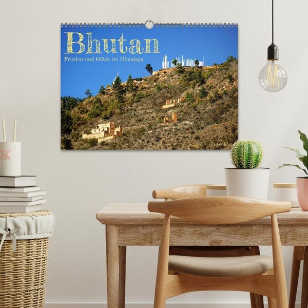 Produktbild: Bhutan - Frieden und Gl&uuml;ck im Himalaya (Wandkalender 2026 DIN A3 quer), CALVENDO Monatskalender