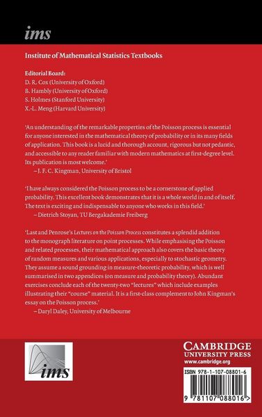 Produktbild: Lectures on the Poisson Process
