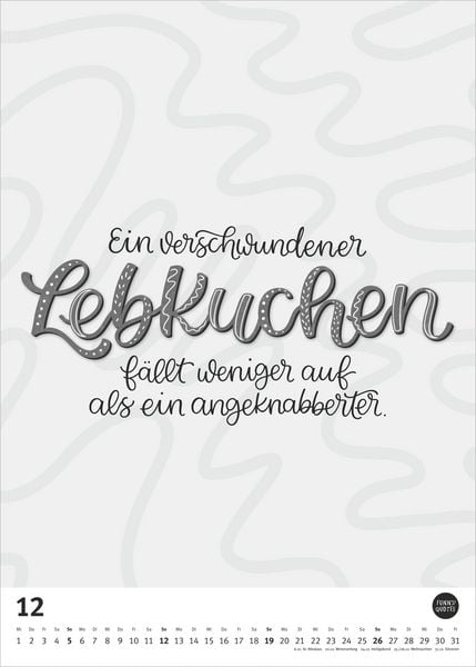 Produktbild: Funny Quotes-Kalender 2027