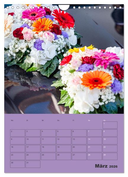 Produktbild: Hochzeitsfeeling (Wandkalender 2026 DIN A4 hoch), CALVENDO Monatskalender