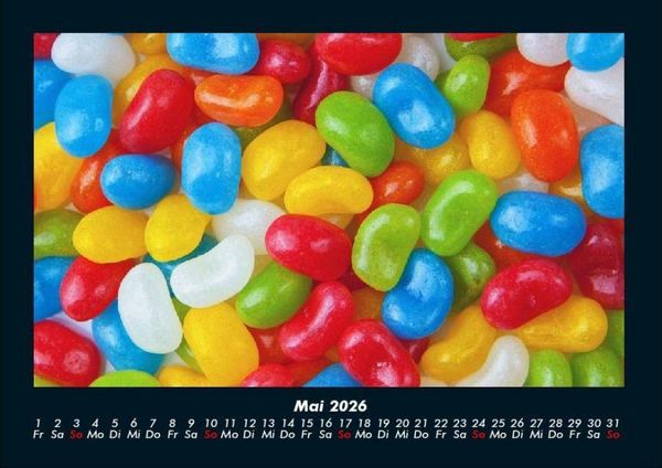 Produktbild: World of Sweets 2026 Fotokalender DIN A4