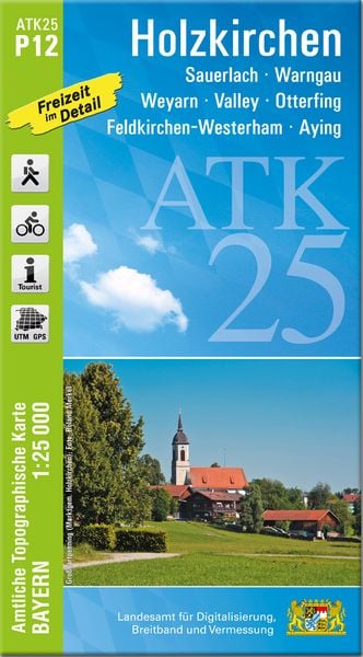 Produktbild: ATK25-P12 Holzkirchen (Amtliche Topographische Karte 1:25000)