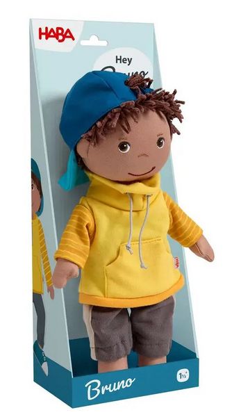 Produktbild: HABA 2014438001 - Puppe Bruno, Stoffpuppe, ca. 30 cm