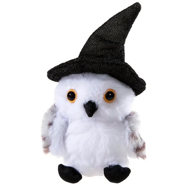 Produktbild: Heunec 453579 - Halloween Eule im K&uuml;rbis, Pl&uuml;sch, 16 cm