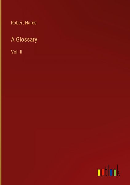 Produktbild: A Glossary