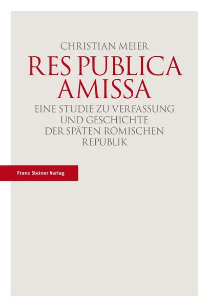 Produktbild: Res publica amissa