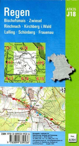 Produktbild: Regen 1 : 25.000