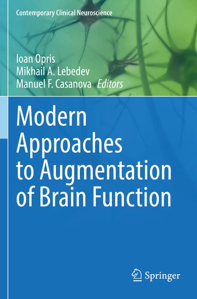 Produktbild: Modern Approaches to Augmentation of Brain Function