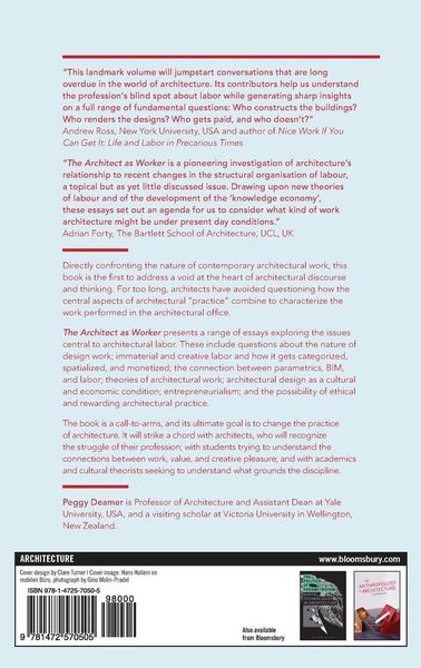 Produktbild: The Architect as Worker