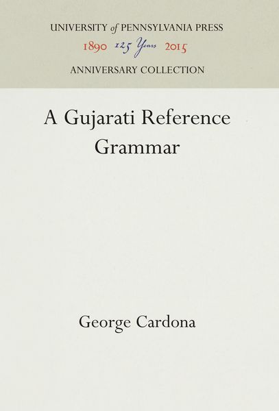 Produktbild: A Gujarati Reference Grammar