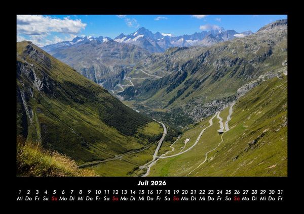 Produktbild: Bergige Welten 2026 Fotokalender DIN A3