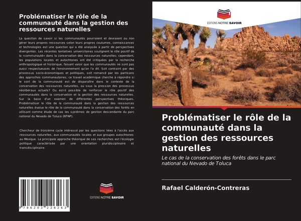 Produktbild: Probl&eacute;matiser le r&ocirc;le de la communaut&eacute; dans la gestion des ressources naturelles