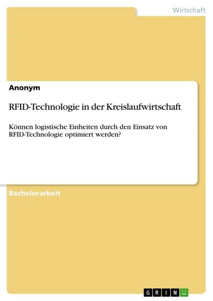Produktbild: RFID-Technologie in der Kreislaufwirtschaft