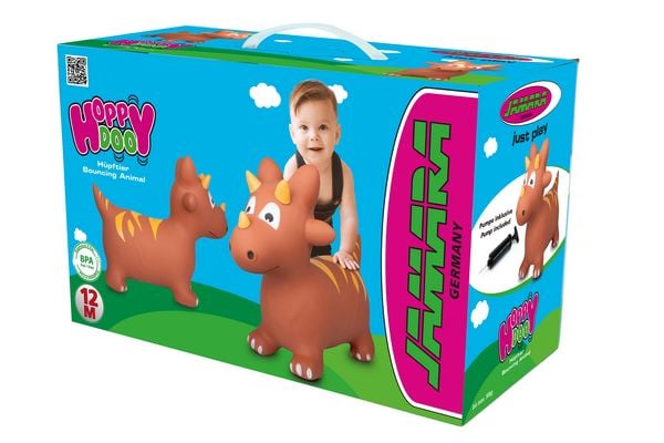Hüpftier Dino mit Pumpe