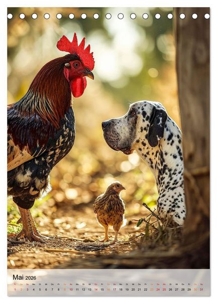 Produktbild: Deutsche Dogge - freundlicher Riese (Tischkalender 2026 DIN A5 hoch), CALVENDO Monatskalender