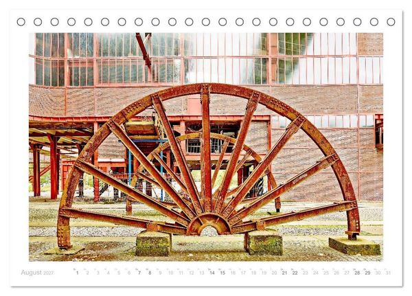 Produktbild: Zeche Zollverein. Weltkulturerbe. (Tischkalender 2027 DIN A5 quer), CALVENDO Monatskalender
