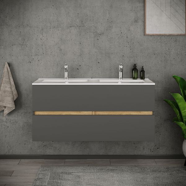 Produktbild: 2 tlg. Badm&ouml;bel-Set mit Waschbecken Cosila-I 112cm