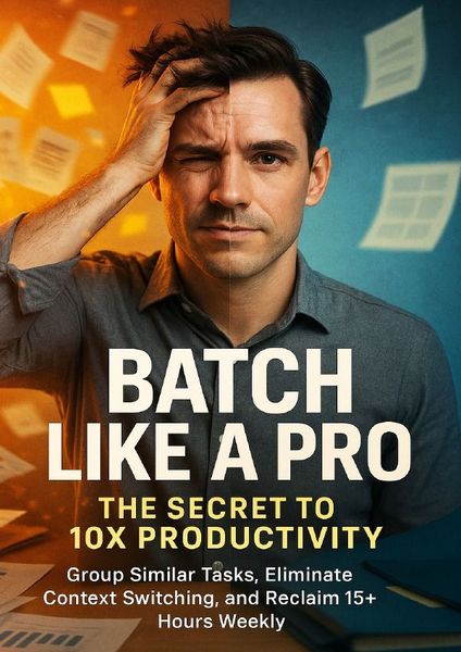 Produktbild: Batch Like a Pro: The Secret to 10X Productivity