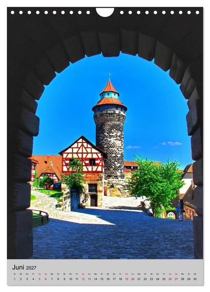 Produktbild: N&Uuml;RNBERG. Du bist so sch&ouml;n (Wandkalender 2027 DIN A4 hoch), CALVENDO Monatskalender