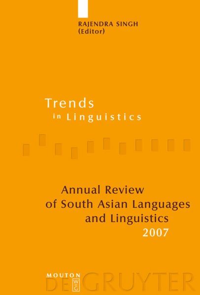 Produktbild: Annual Review of South Asian Languages and Linguistics