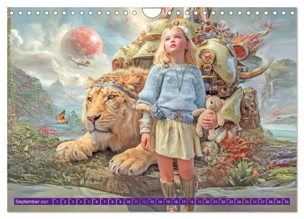 Produktbild: Meine verr&uuml;ckte Welt - Kinderwelten (Wandkalender 2027 DIN A4 quer), CALVENDO Monatskalender