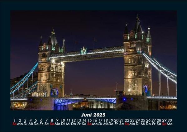Produktbild: London 2025 Fotokalender DIN A5