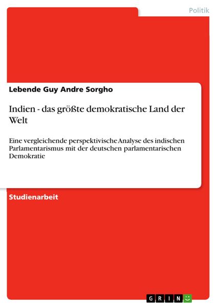 Produktbild: Indien - das gr&ouml;&szlig;te demokratische Land der Welt