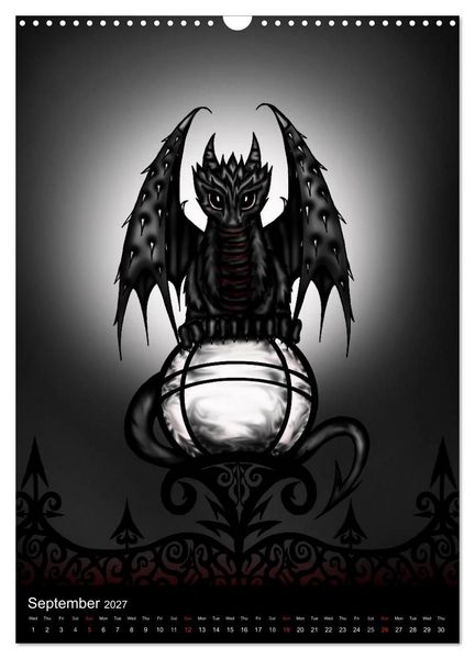Produktbild: Dragons (Wall Calendar 2027 DIN A3 portrait), CALVENDO 12 Month Wall Calendar