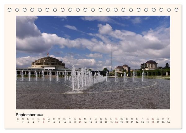 Produktbild: Breslau - Schlesiens Herz an der Oder (Tischkalender 2026 DIN A5 quer), CALVENDO Monatskalender