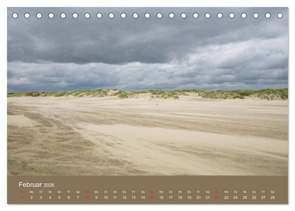 Produktbild: R&ouml;m&ouml; - Wasser, Wind und endloser Strand (Tischkalender 2026 DIN A5 quer), CALVENDO Monatskalender