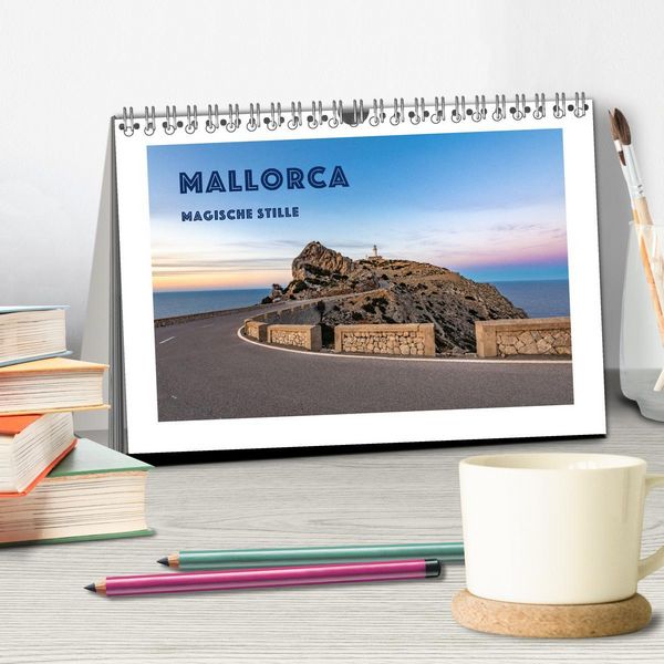Produktbild: Mallorca - Magische Stille (Tischkalender 2026 DIN A5 quer), CALVENDO Monatskalender