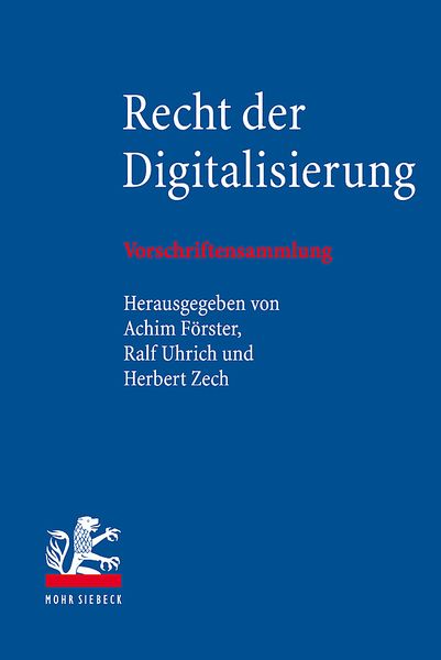 Produktbild: Recht der Digitalisierung
