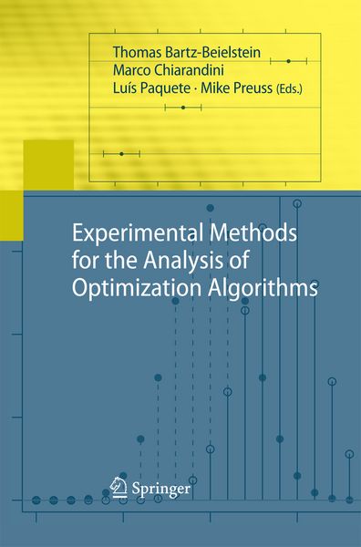 Produktbild: Experimental Methods for the Analysis of Optimization Algorithms