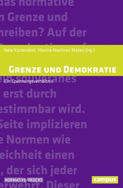 Produktbild: Grenze und Demokratie