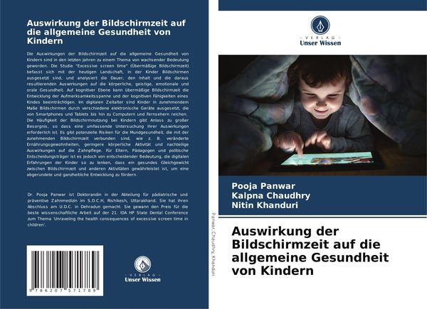 Produktbild: Auswirkung der Bildschirmzeit auf die allgemeine Gesundheit von Kindern