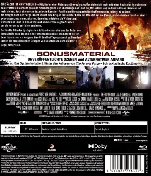 Produktbild: The Forever Purge - Keine Regeln mehr