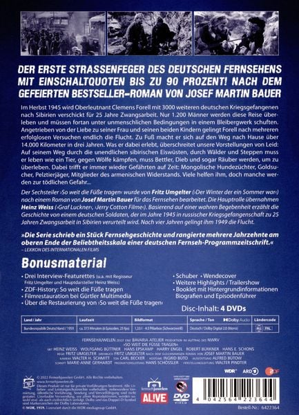 Produktbild: So weit die F&uuml;&szlig;e tragen - Alle 6 Teile - Special Edition (Fernsehjuwelen) [4 DVDs]