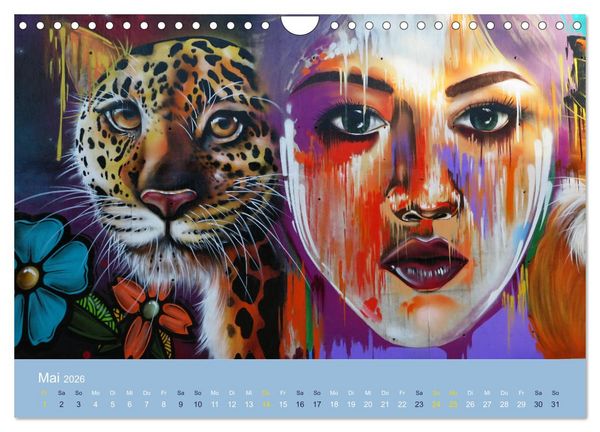 Produktbild: Mexikanische Graffitis (Wandkalender 2026 DIN A4 quer), CALVENDO Monatskalender
