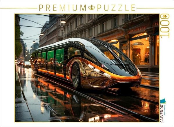 Produktbild: CALVENDO Puzzle Busse | 1000 Teile Lege-Gr&ouml;&szlig;e 64x48cm Foto-Puzzle f&uuml;r gl&uuml;ckliche Stunden