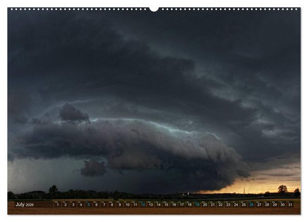 Produktbild: Cloud Appreciation (High Quality Premium Wall Calendar 2026 DIN A2 landscape),CALVENDO 12 Month Wall Calendar