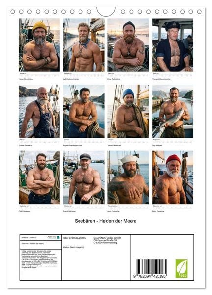 Produktbild: Seeb&auml;ren - Helden der Meere (Wandkalender 2027 DIN A4 hoch), CALVENDO Monatskalender