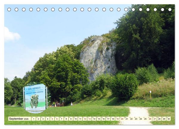 Produktbild: Sehenswertes im Schwaben-Land (Tischkalender 2026 DIN A5 quer), CALVENDO Monatskalender