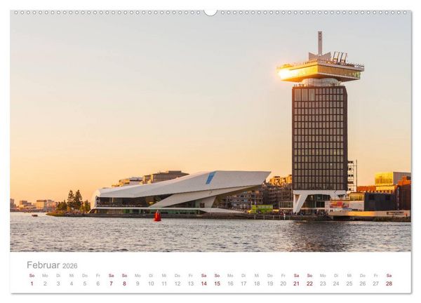 Produktbild: AMSTERDAM Impressionen (Wandkalender 2026 DIN A2 quer), CALVENDO Monatskalender