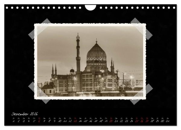Produktbild: Dresden - Ein Kalender mit Fotografien wie aus einem alten Fotoalbum (Wandkalender 2026 DIN A4 quer), CALVENDO Monatskalender