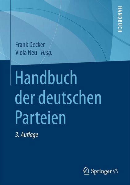 Produktbild: Handbuch der deutschen Parteien
