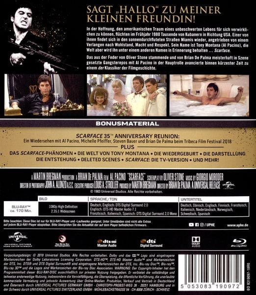 Produktbild: Scarface (1983) - Gold Edition