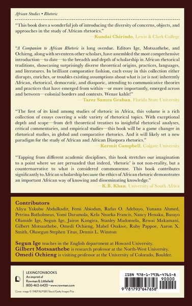 Produktbild: Companion to African Rhetoric