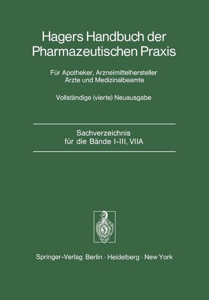 Produktbild: Sachverzeichnis f&uuml;r die B&auml;nde I-III, VIIA
